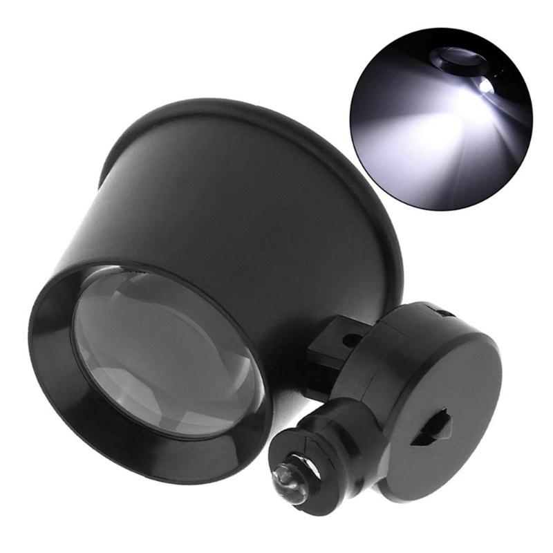10X Onderhoud Klok Sieraden Vergrootglas Lens Vergrootglas met LED Lamp