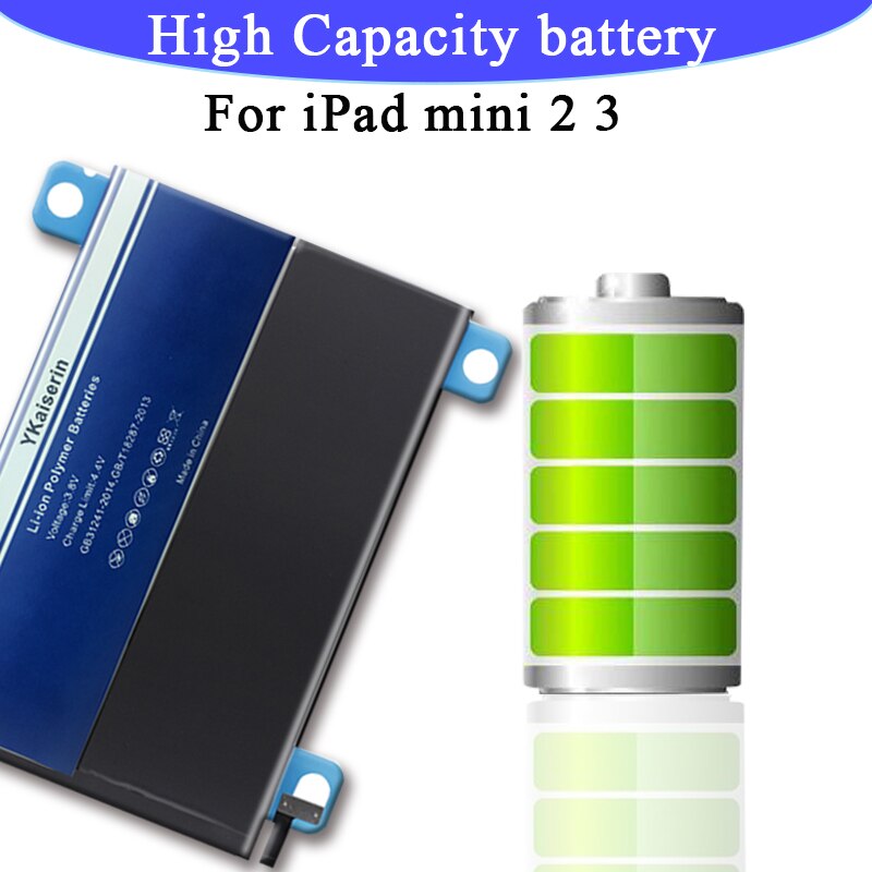 Tablette Batterie Für Apfel IPad Mini Mi Ni 1/ 2/ 3 / 4 A1432 A1445 A1454 A1455 A1489 a1490 A1538 A1546 A1550 Ersatz Batterie