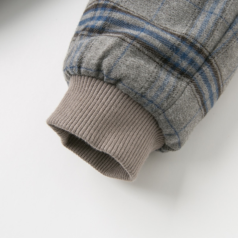 Db12318 dave bella talvi unisex housut vauvan ruudullinen topatut housut lasten housut