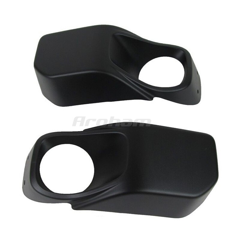 68231963AA 68231962AA Pair For Jeep Wrangler Front Left Right Steel Bumper Fog Light Lamp Covers
