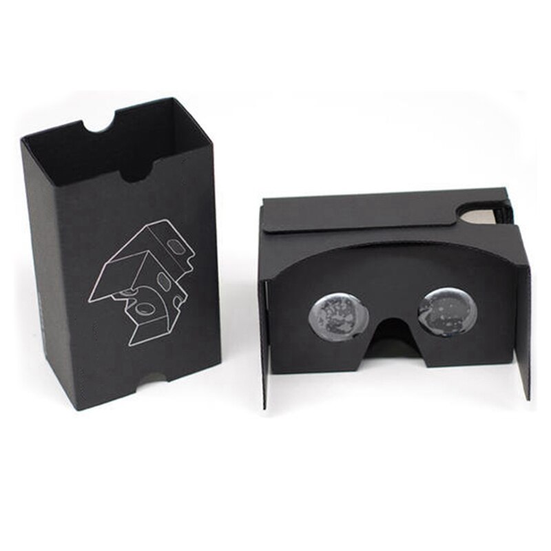 Vr-papieren bril voor google vr-papieren doos voor google 3d papieren doos tweede generatie virtual reality-bril