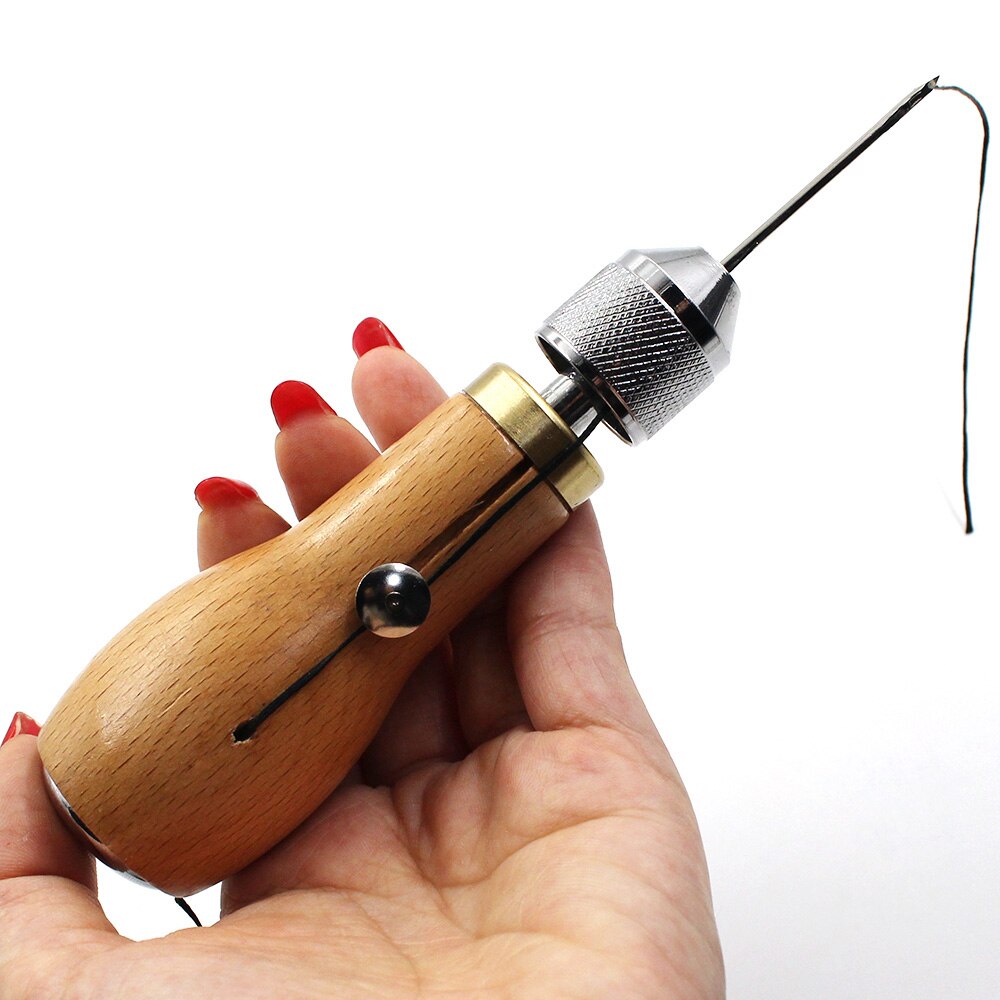 Awl Leather Sewing Tool Leather Craft Edge Stitching Belt Shoemaker Canvas Repair Tool Leather Needle DIY Manual Sewing Machine