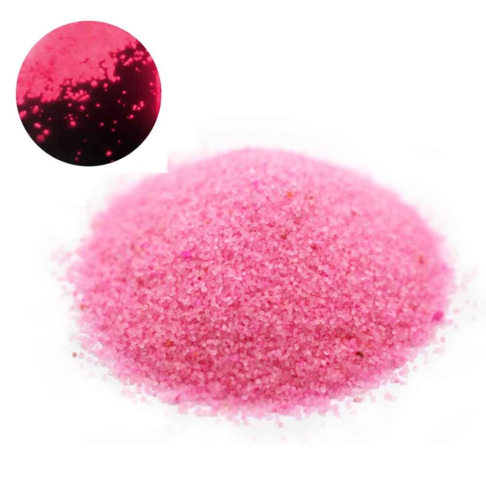 Für Garten Fluoreszierend Leuchtenden Sand Ungiftig Aquarium Dekor Heimat DIY sternenklar Kind glühen in dunkel Aquarien wünschen flasche: Rose rot