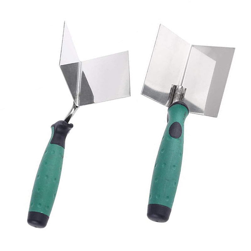 Drywall Inside &amp; Outside Corner Tool Flexes 90 Degree Corner Mudding Finish Tool Corner Trowel Ergonomic Grip Tool