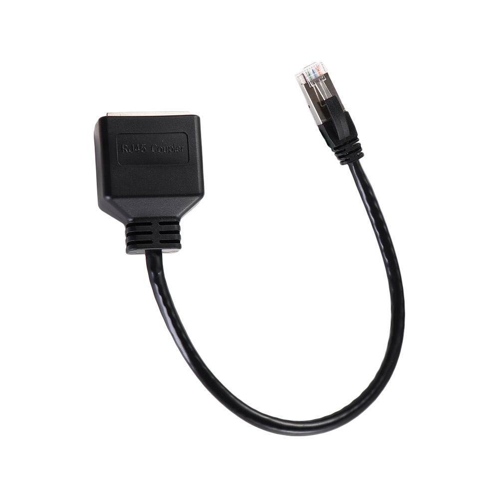 Kabeldelare nätverkskontakt  rj45 1 hane  to 2 hona lan-nätverksförlängning  rj45 ethernet gigabit ethernet-splitter