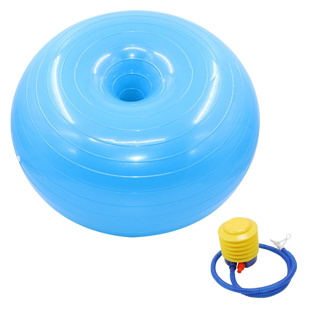 Donut Trainer Yoga Ball Exercise Stable Yoga Ball Fitness Equipment for Office and Durable Thick Safe