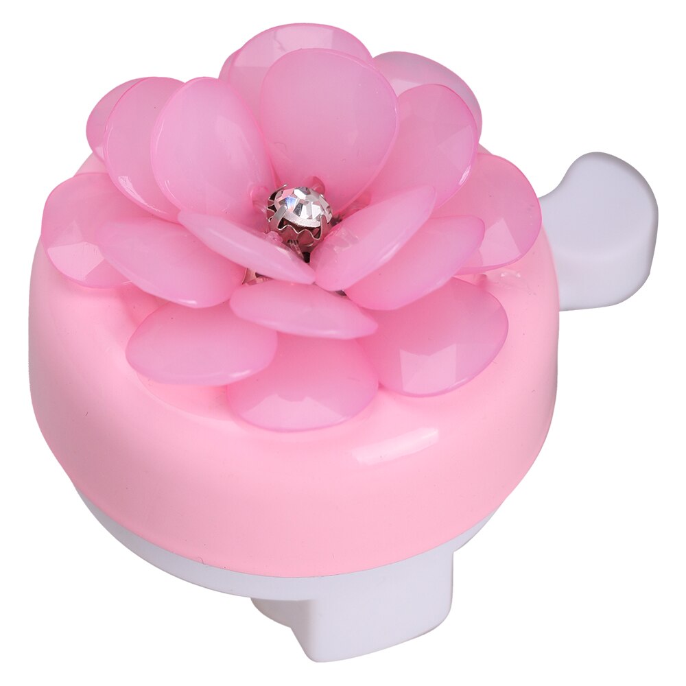 Pink Flower Bicycle Bell for Lady Bike 2 colors Aluminum Cycling Ring for Kids Folding Bike Mountain Bike Bicicleta Campanilla