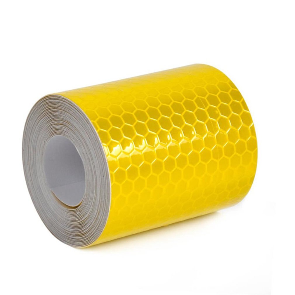 Reflective car body stickers PVC Adhesive honeycomb warning strip Scratch resistant Body decoration safety stickers