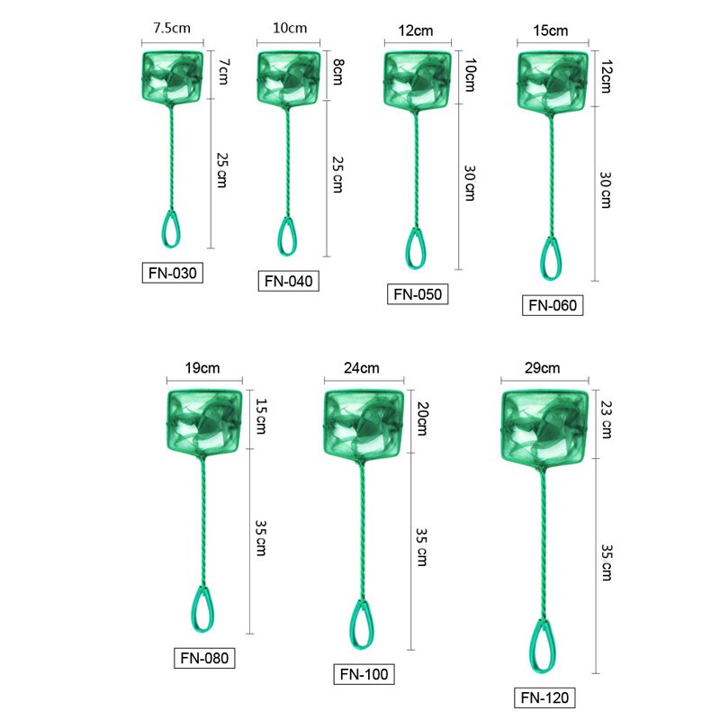 Fish Net for Aquarium Quick Fish Catch Net Soft Fine Mesh with Plastic Handle THIN889