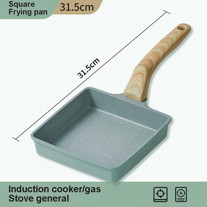 Non stick Egg frying pan Egg Pancake Pan japanese kitchen cooking pot cast iron skillet Home Breakfast Maker cookware set