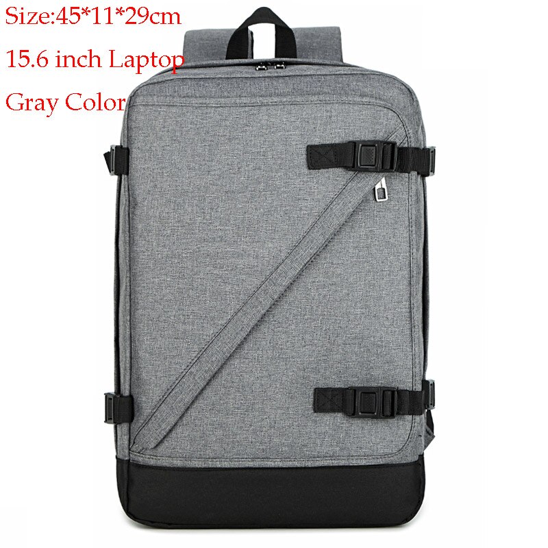 14 und 15,6-inch herren laptop rucksack, jugend große kapazität rucksack, wasserdicht, multifunktionale, reise freundliche: Gray.
