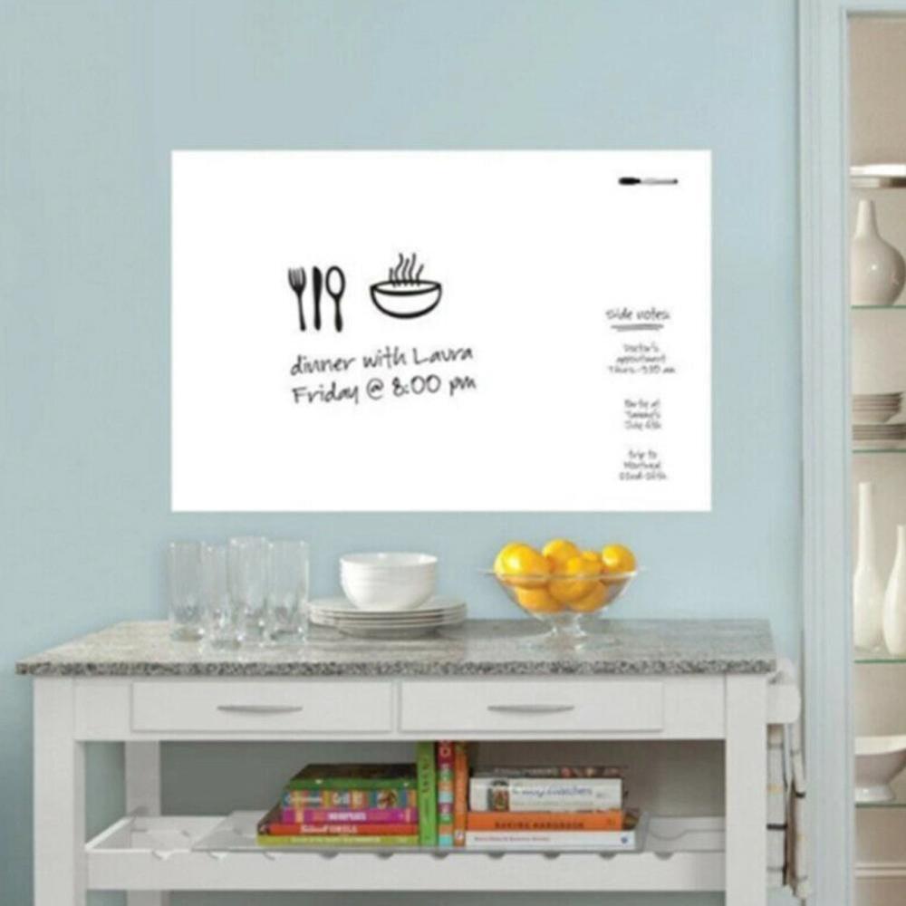 45x200 cm PVC Zurück Klebrige Wasserdichte Bewegliche Kind Graffiti Schreibtafel Whiteboard Rolle hoch wiederverwendbar Nachricht Bord
