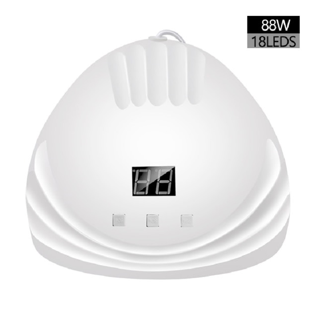 Mini lámpara UV/LED para uñas, 88W/9W, patrones personalizados, interfaz USB portátil, conveniente para uso doméstico, secador de uñas al por mayor: MDS-801