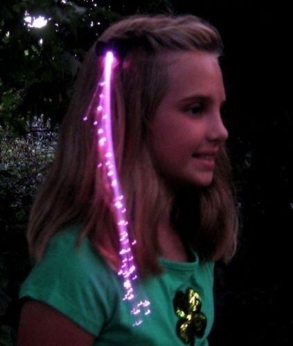 10 Pcs/7 Pcs LED Flashing Hair Braid Glowing Luminescent Hairpin Hair Ornament Girls LED Novetly Toys Year Party Christmas: 1 PC