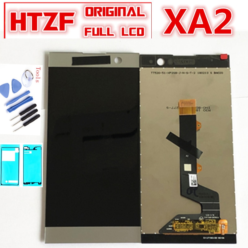 5.2" LCD For Sony Xperia XA2 LCD display Touch Screen Digitizer Assembly For sony xa2 H3113 H3123 H3133 H4113 LCD with frame