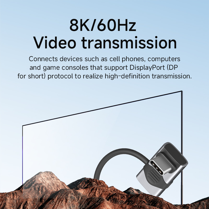 Hagibis-Adaptador USB C a C de 240W con cordón, convertidor de 80Gbps y 90 grados, adaptador USB4 de vídeo 8K para MacBook iPhone 16 Pro Tablet