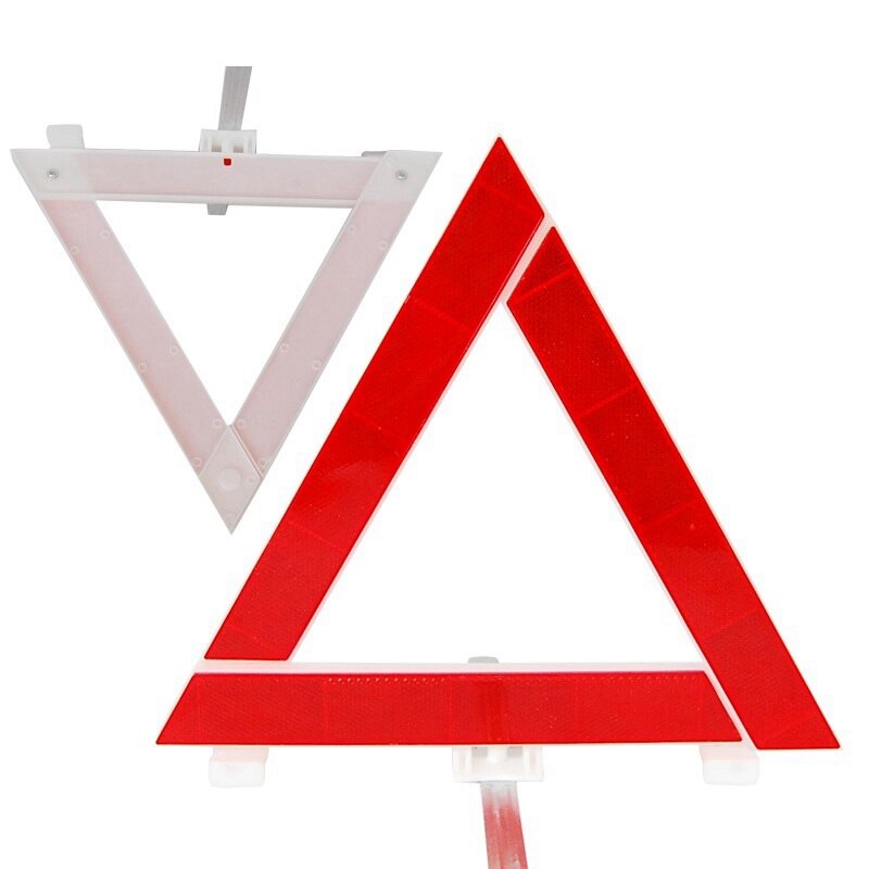 Car Vehicle Emergency Breakdown Warning Sign Triangular Reflective Road Safety Foldable Reflective Road Safety