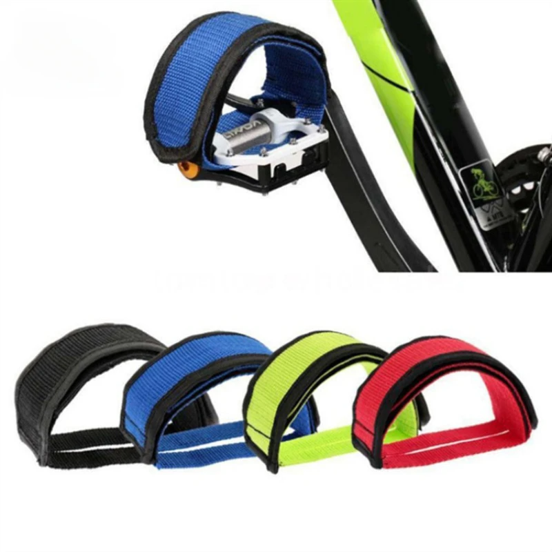 Sangles de pédale de vélo adhésives, 2 pièces, sangle à clip, sangle de pédale de vélo, équipement de cyclisme ultra léger