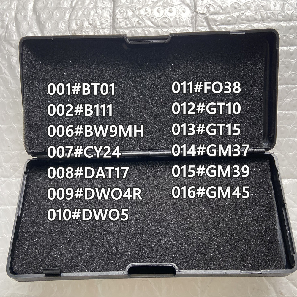 Lishi 2 in 1 Decoder Tools SS002R Lishi 2in1 Tool Civil Door Lock Opener Locksmith Tool Kit