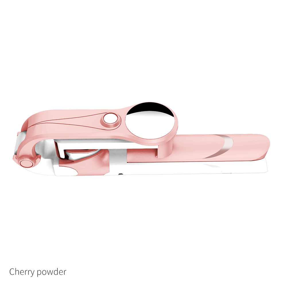 Palo de Selfie Universal con Bluetooth y espejo, Mini trípode inalámbrico, monopié extensible para iPhone, Android y Samsung: Pink