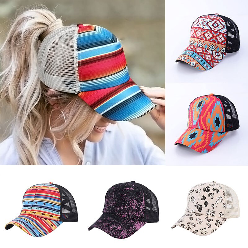 Outdoor sports baseball caps ladies baseball caps casual caps sunshade mesh pattern S8C5112