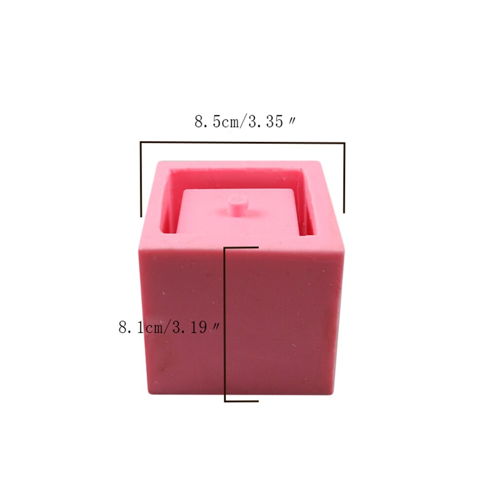 1Pcs 3D DIY Clay Craft Flower Pot Mold Silicone Ceramic Plaster Vase Mould Concrete Planter Cactus Cement Silicone Mold