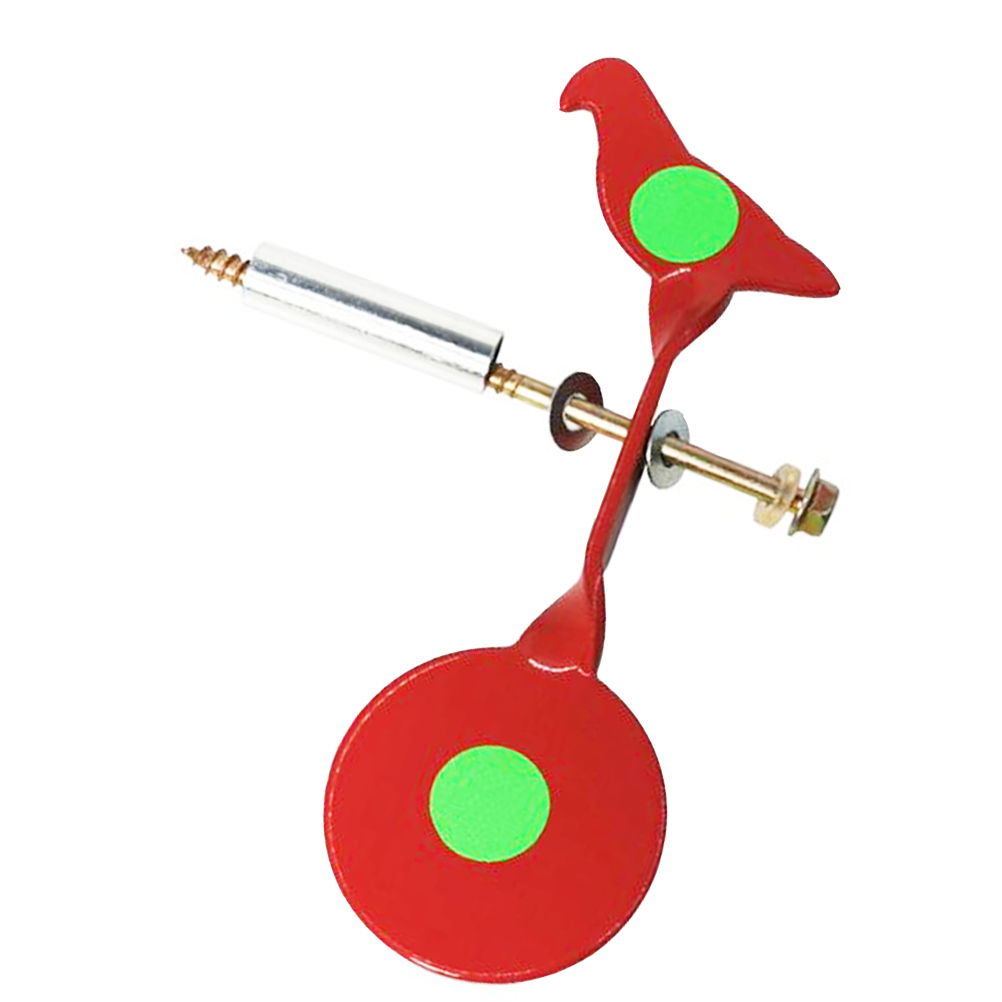 Shooting Practice Target Courtyards Tree Mounted Target Alloy Shooting Target for Household Children: Default Title