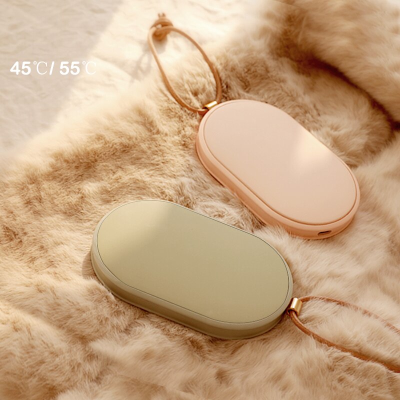 Meisje Handwarmer 5000Mah Power Bank Heater Poverbank Draagbare Oplader Externe Batterij Voor Iphone 13 Pro Max powerbank