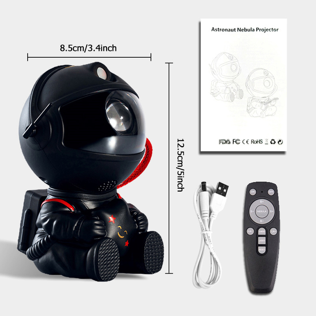 Sternprojektor, Galaxie-Nachtlicht, Astronaut, Weltraumprojektor, Sternenneebel, Decke, LED-Lampe für Schlafzimmer, Zuhause, dekoratives Kindergeschenk: color4