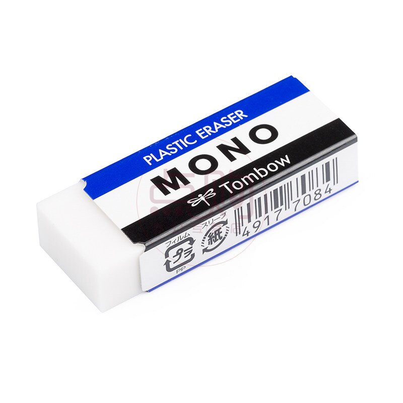 4Pcs TOMBOW MONO Zero Plastic Eraser Drawing Eraser PE-01A/03A Rubber borrachas escolar material escolar borrachas: Big PE 03A