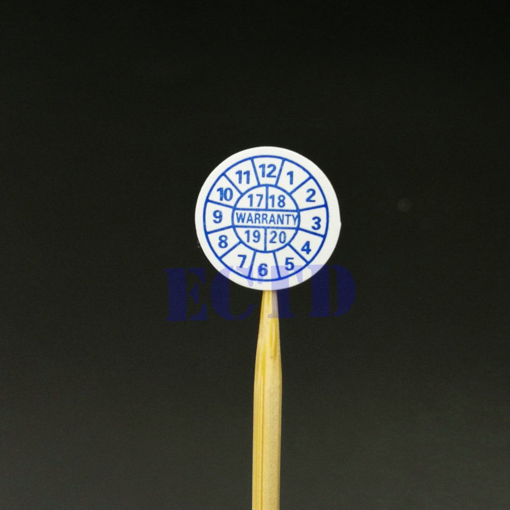 Sceau de sécurité autocollant, étiquette de sécurité, rond, 600x10mm, couleur rouge, bleue, Fragile, 2022, 2023, 2024, 2025