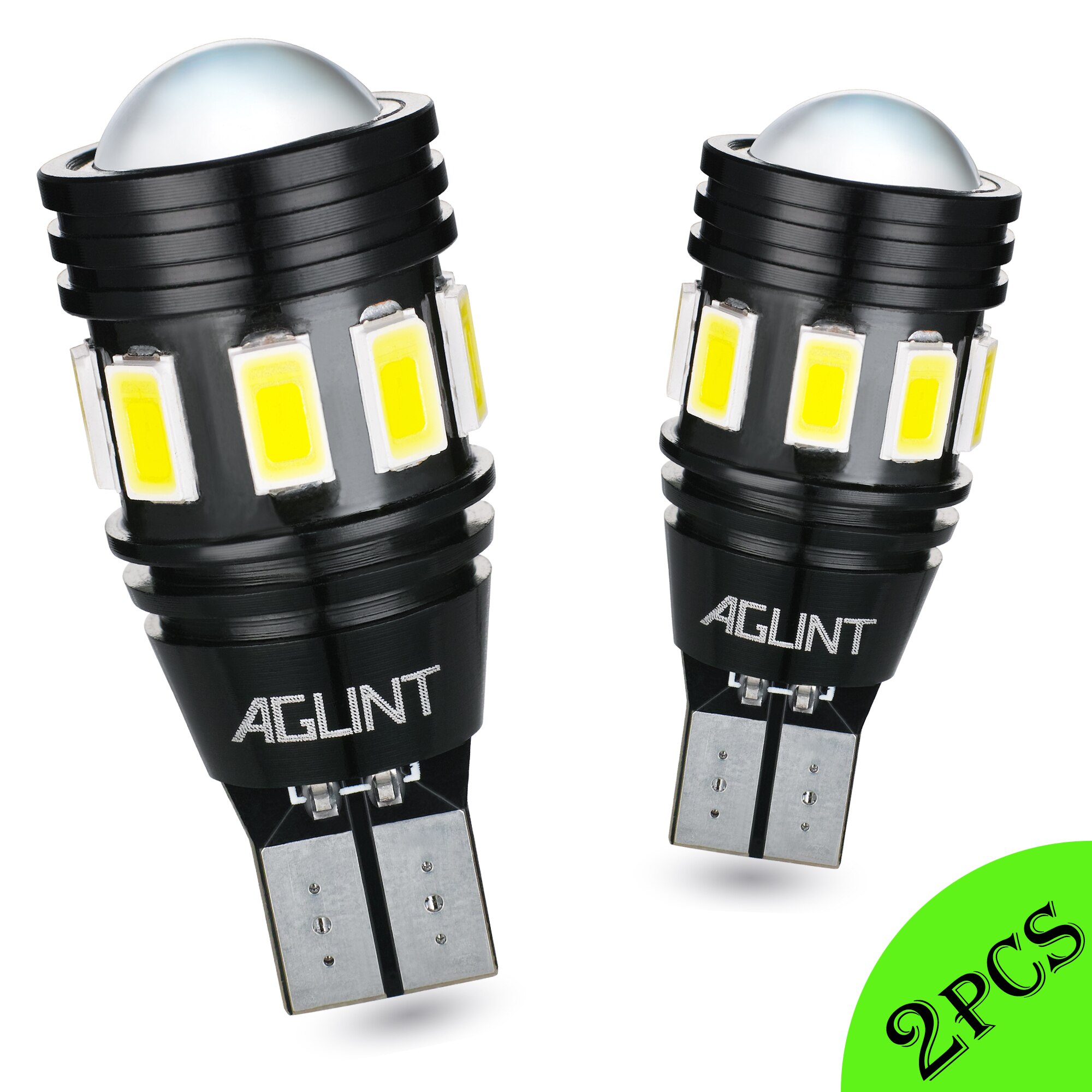 AGLINT 2PCS T15 W16W 912 921 LED Bulbs CANBUS No Error LED 5630 3030 SMD For Car Back Up Light Reverse Lights White 6000k 12-24V