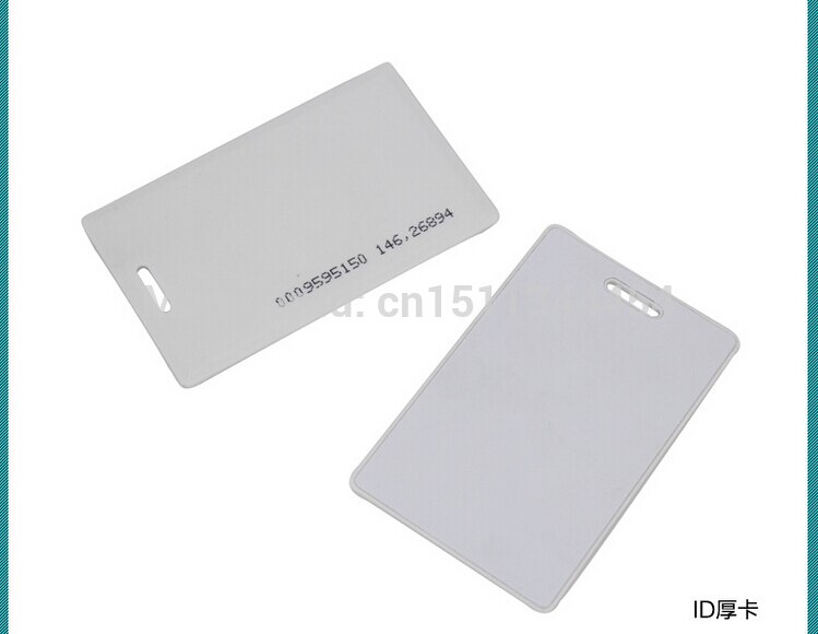 100pcs/lot 125Khz TK4100 Blank ID Card RFID Access Control Cards Proximity Card