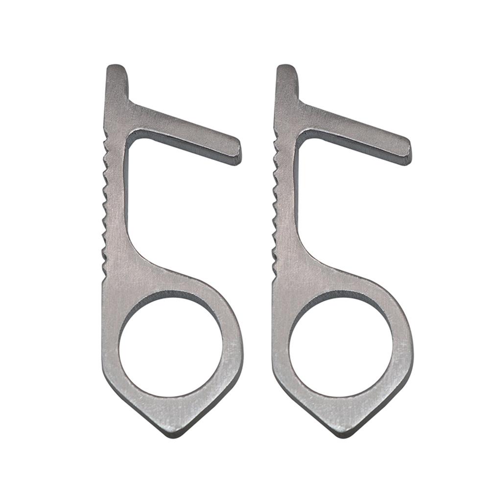 Tragbare nicht-Kontaktieren EDC Türöffner, Stift, Aufzug Keychain Werkzeug, hygienische Keychain Berührt Oberflächen für Sie, Helfen Sie Nie: 2Stck