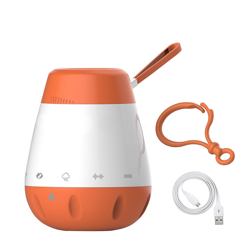 Sleep Machine Rechargeable Sleeping Sound Sensor Plastic Portable Sleeping Breathing Light Mini Noise Machine: Default Title