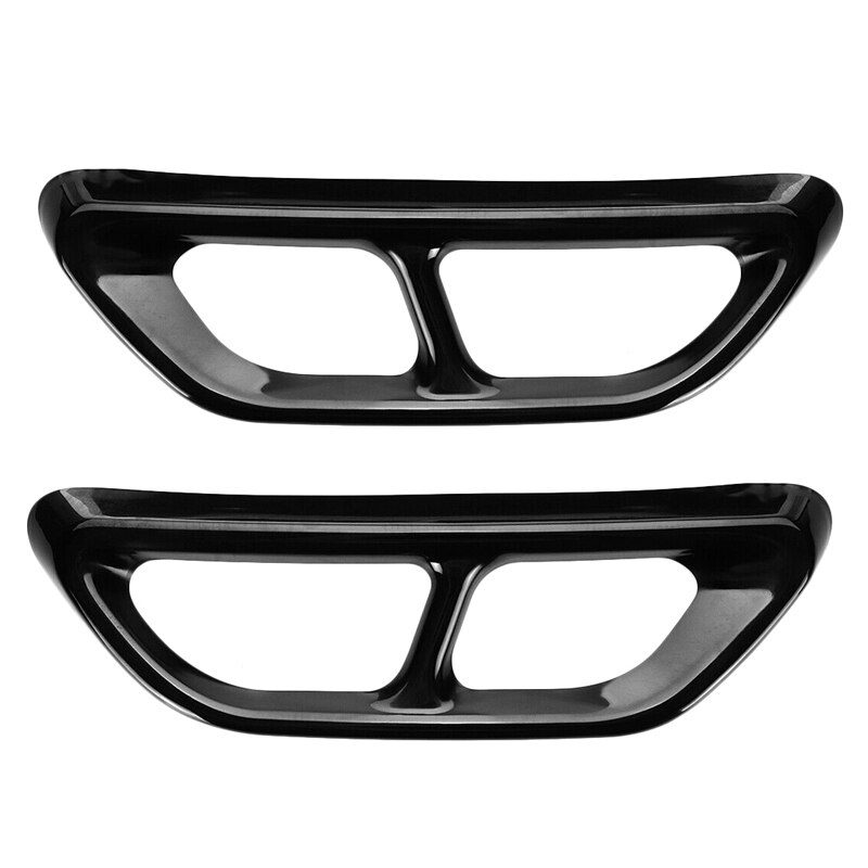 Black Titanium Rear Cylinder Exhaust Pipe Cover Trim Fits For Accord Black Titanium Rear Cylinder Exhaust Pipe Cover Trim Fits For Accord