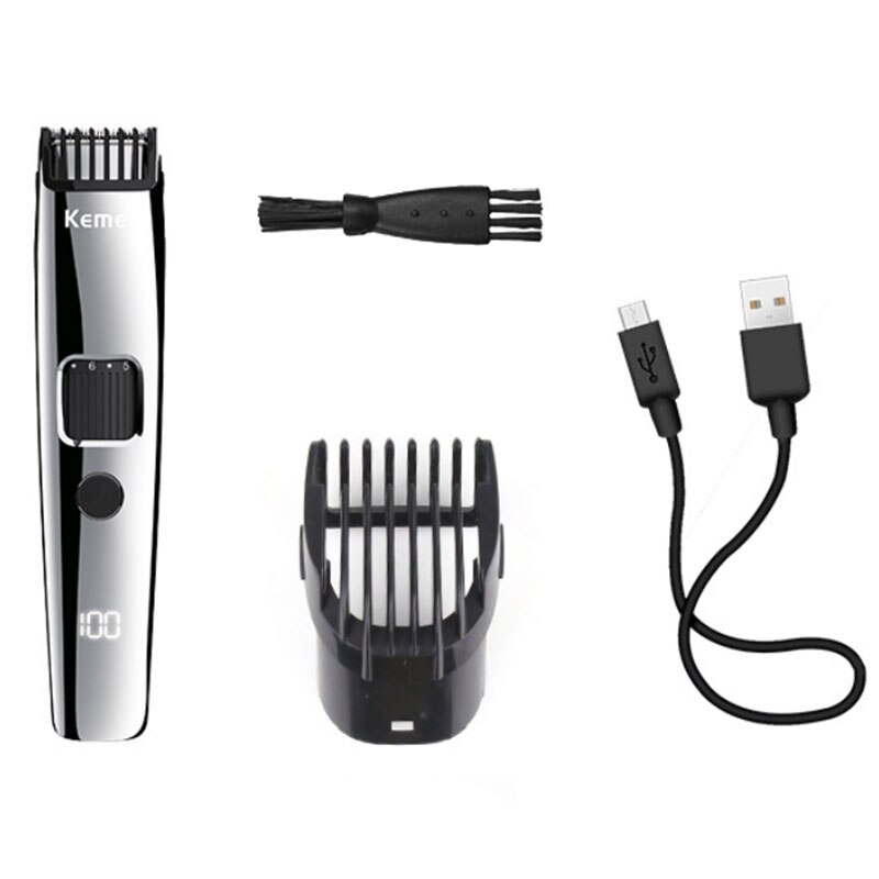 LCD display rechargeable adjustable beard trimmer electric hair trimmer hair cutting machine from 1mm to 10mm