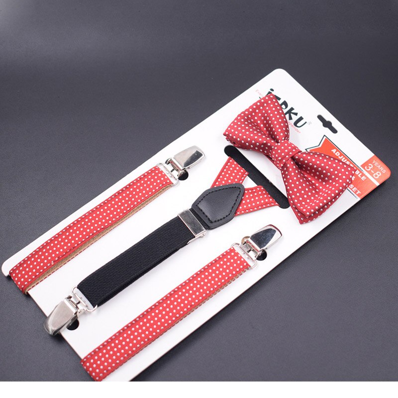 Baby Suspenders Set 3 Clips Kids Braces Boy's Suspensorio No Elastic Adjustable Tirantes Bretelles 2.0*75cm
