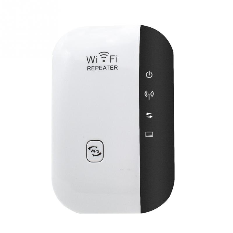 Drahtlose Wifi Verstärker 300Mbps Netzwerk Wifi lang Palette Verlängerung Signal Verstärker Internet Antenne Signal Booster Zugriff Punkt: Stecker EU / Weiß