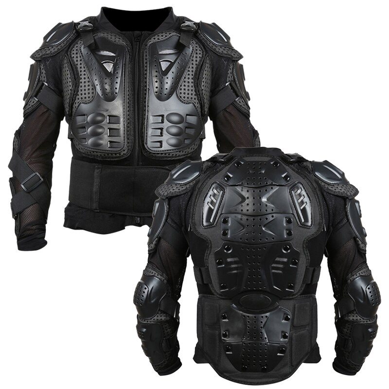 Full body motorsykkel rustning jakke motocross rustning motorsykkel utstyr bryst beskyttende skulder hånd ledd beskyttelse vinter s-xxxl: Xxl