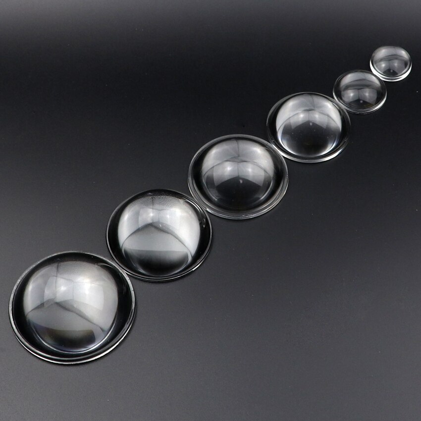 Plano convex Optical Glass Lens 15 18 22 28 30 34 35 40 52mm for Flashlight torch Auto lamp car light spotlight projection light