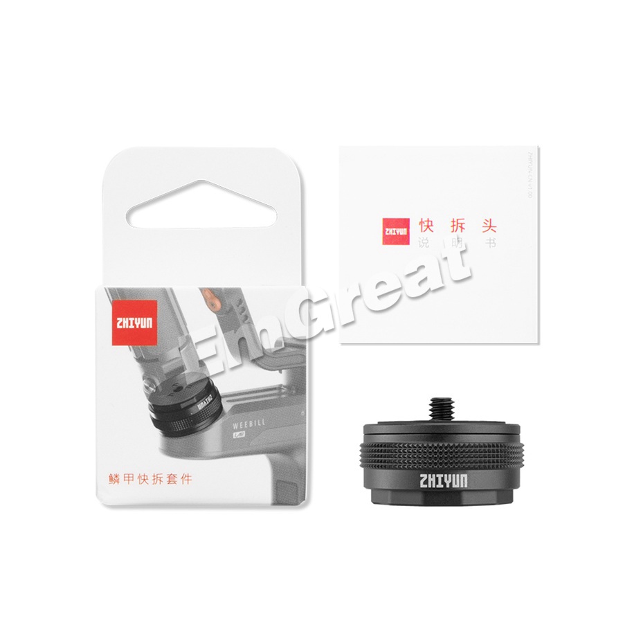 Zhiyun TransMount Kit de configuración rápida para Zhiyun Weebill LAB S 3 ejes cardán Crane 2S y trípode Monopod con 1/4 accesorios de tornillo
