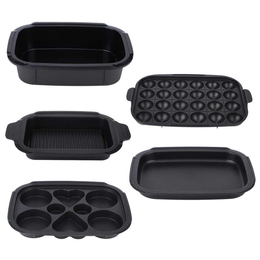 Electric Baking Pan Multi Cooker Multifunction Kitchen Non Stick Barbecue Griddle Plate Grill Baking Tray Pan Kitchenware