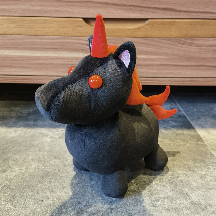 Murciélago dragón sombra dragón unicornio malvado jirafa dragón escarchado juguetes de peluche mascotas muñeco de peluche Aminal Plushie juguete