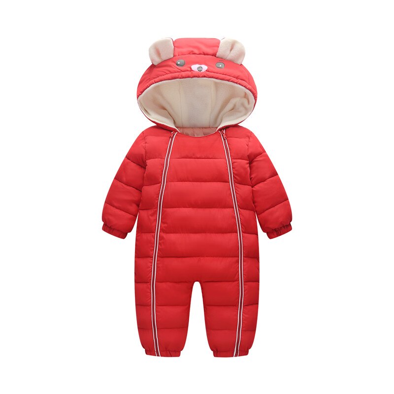 Lente Winter Baby Pasgeboren Snowsuit Sneeuw Wear Jassen Jongen Warme Romper Down Katoen Meisje Kleding Bodysuit