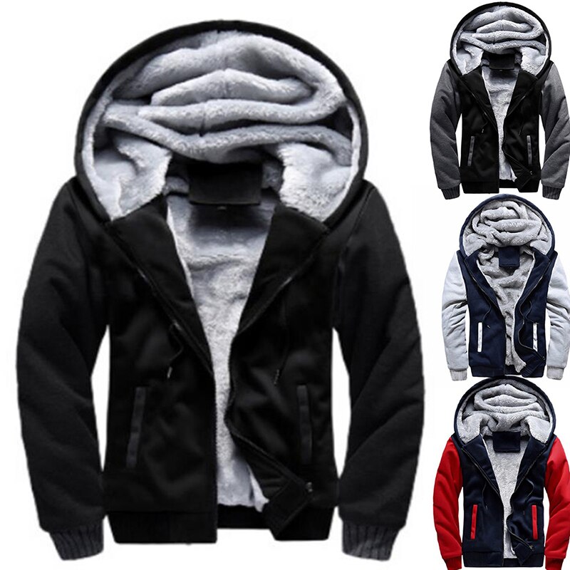 Sudaderas con capucha de béisbol para hombre, otoño con cremallera para hombre, sudaderas con capucha casuales de retales para monopatín, abrigo de manga larga con capucha cálido para invierno
