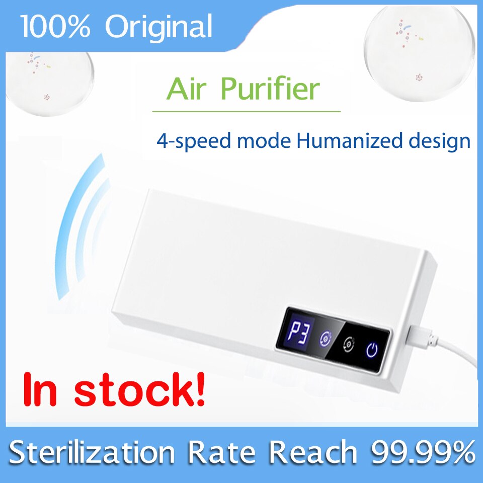 Mini Ozon Generator Deodorizer Luchtreiniger Draagbare Usb Air Kleine Ruimte Schoner Negatieve Ionen Generator Lage Noise Luchtverfrisser