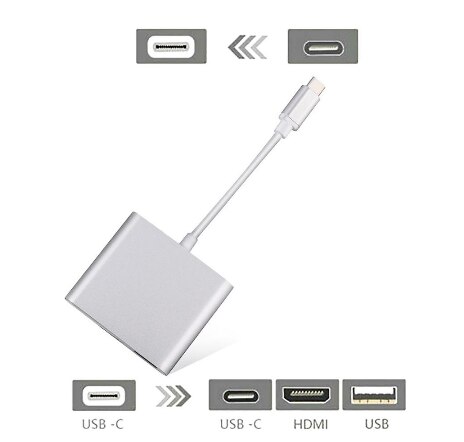 Muti- USB 3,1 Typ C Zu USB 3,0 USB-C multi-Hafen Dongle Dock Kabel für Macbook Profi Laptop