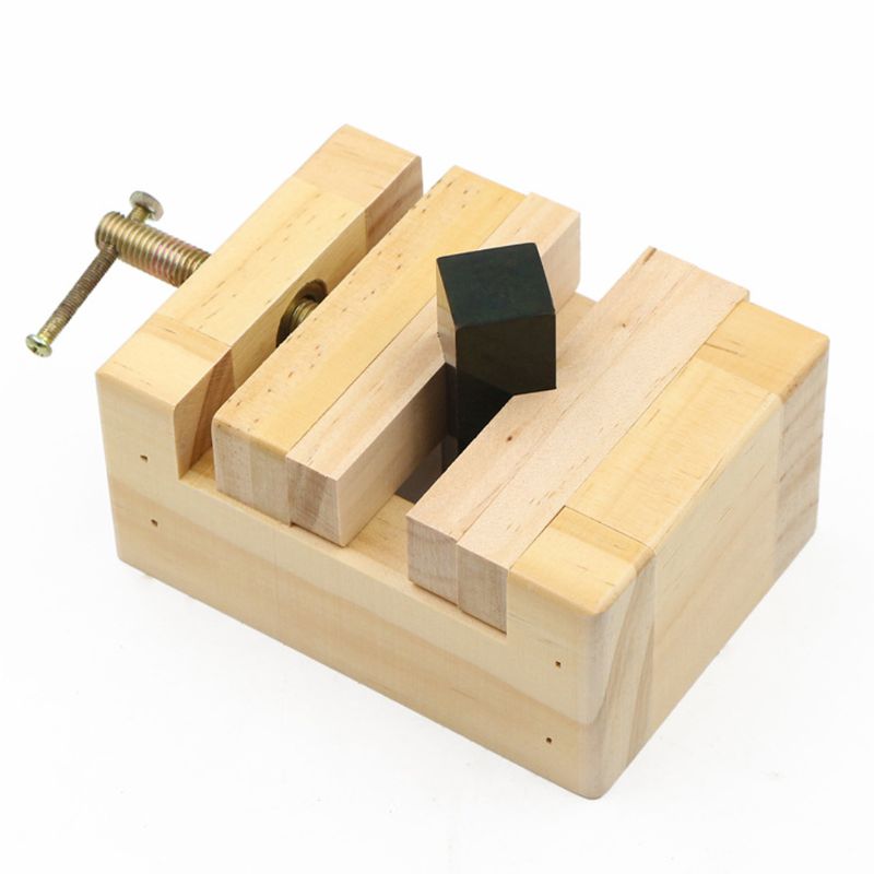 Wood Flat Vise Mini Clamp-on Bench Vise Flat Tongs Woodworking Carving Engraving