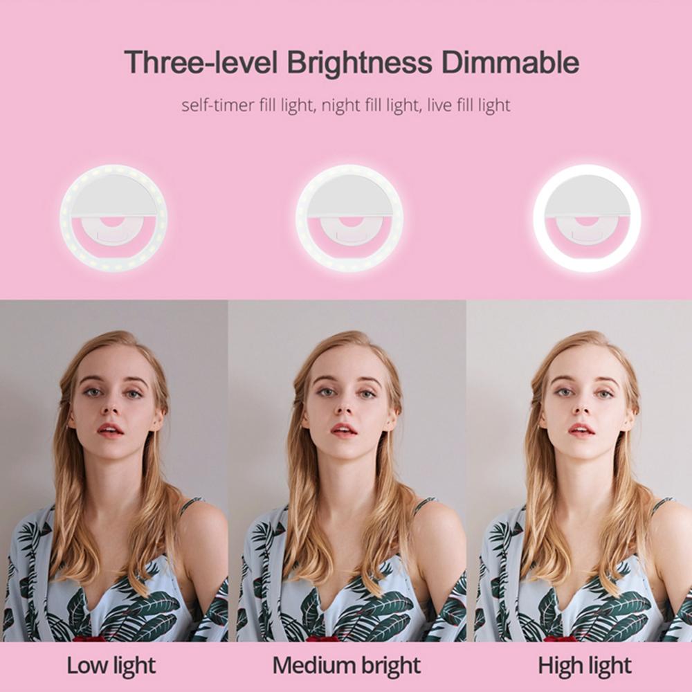Lumiere-Anillo de luz Led para Selfie, lámpara de luz Led para Selfie, decoración de teléfonos móviles, foto, espejo de luz nocturna, señal de neón, anillo de luz para Selfie